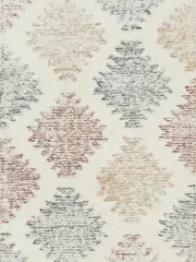 Samira Multi Colour Cream Diamond Tribal Rug