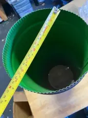 Black stove pipe coated durable flue ink 8" x 24 24 gauge straight