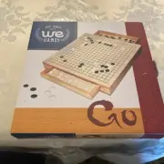 WE Games Wood GO Set with Pull Out Drawers (Brand New)