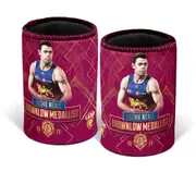 2023 Brisbane Lions AFL Lachie Neale Brownlow Medal Can Cooler Stubby Holder