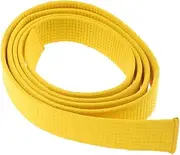 [BESPORTBLE] Taekwondo Belt Karate Training Belt Judo Belt Martial Arts Wrist Bands Aikido Belt Colorful Karate Belt Hapkido Belts Taekwondo Belt Waist Belt Martial Art Belt Cotton Yellow