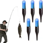 Fishing Bobbers - Fishing Floats - LED Night Fish Bobbers | Glowing Fish Floats For Catfish | Lighted Fishes Accessories With Glow Stick For Men, Husband, Dad, Grandfather, Angling Gear