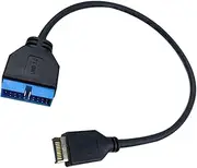 CONGARTENO USB Pin Extension Cable Front Panel Header to USB Compatible for Motherboard Durable for Fast Transfer