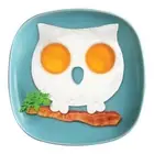 Owl Egg Shaper Silicone Fried Fry Pan Bird Art Mold Mould Party Novelty Hoot!