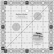 Creative Grids Perfect 5 Non-Slip Quilt Ruler