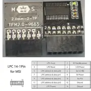 For MSI B250M Motherboard Win11 Platform Protector Module TPM2.0 Security Module
