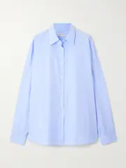 [Dries Van Noten] Dries Van Noten - Cotton-poplin Shirt - Light blue - small small Blue