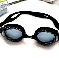 在飛比找蝦皮購物優惠-高級矽膠防霧成人近視泳鏡一黑色抗UV