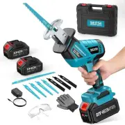 Reciprocating Saw Cordless, 3500 RPM Brushless Motor with 2 x 4.0Ah Batteries,