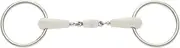 Lorina Flexi Peanut Joint Loose Ring Snaffle (UK Size: 5.5in) (Silver)