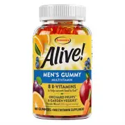 Alive! Men's Gummy Multivitamin - High Strength Energy Metabolism Immune Support