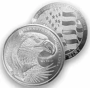 2 oz Silver Shine Double Eagle Round| .999 Commemorative America Decoration