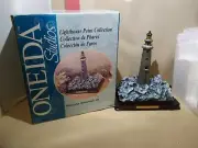 ONEIDA LIGHTHOUSE POINT COLLECTION , MINOT'S LEDGE, MASSACHUSETTS - NEW IN BOX!