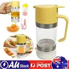 Glass Honey Dispenser No Drip Honey Dispenser Jar with Handle Syrup Dispenser AU