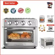 Premium Air Fryer Toaster Oven Combo with 7-in-1 Cooking Functions - 1550W Power