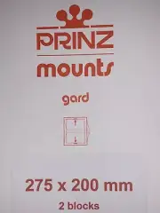 PRINZ STAMP MOUNTS 275/200 - WORLD OF DINOSAURS, LG. GUTTER BLOCKS