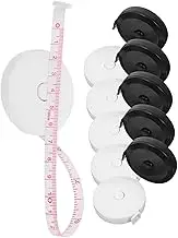 COHEALI 10Pcs Automatic Telescopic Tape Measure Small Waist Measuring Tape for Body Convenient Storage for Home Office Sewing and Craft Use