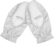[NULYLU] 1 Pair UV Protection Fingerless Gloves for Women Lightweight Breathable Summer Sun Gloves Flexible Comfortable for Outdoor Activities Grey Color
