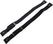 Totority 2PCS No Buckle Elastic Waist Belt for Men and Women Adjustable Invisible Stretch Belt for Jeans Shorts and Dresses Comfortable Fit Versatile Accessory Seamless Design