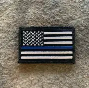 Embroidered Thin Blue Line Patch