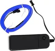 Alipis LED Neon Light Flexible Ambient Rope Light for Car Interior and Outdoor Decorations for Christmas Party and Costumes with Battery Box