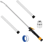 Ganivsor Set of 5 RV Water Heater Anode Rod & RV Water Heater Flush Wand with Hex Wrench Socket Removal Tool -9.25"L x 3/4" NPT Aluminum RV Hot Water Heater Anode Rod for Suburban, Mor-Flo, Durable