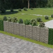Gabion Wall Galvanised Steel 450x30x100 cm