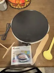 CM20 Electric Crepe Maker, 12-Inch Non-Stick Pancake Dosa Maker Machine, Electri