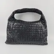 BOTTEGA VENETA Hop Small $3900 Shadow Leather Shoulder Bag New