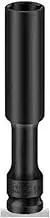 AIMALL 17mm Lengthened Thin-Walled Socket for Electric Wrench – 1/2" Extra-Long Ultra-Thin Hexagon Socket, CR Chrome Vanadium Steel