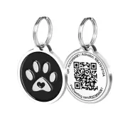 Pet Dwelling Premium QR Code Pet ID Tags: Instant Online Access & Scan GPS Alert