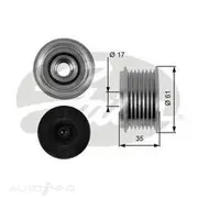 Gates Alternator Pulley - OAP7095