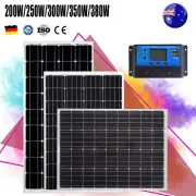 200W 250W 300W 350W 380W Solar Panel Home Caravan Camping Charging Controller AU