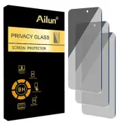 Privacy Screen Protector for iPhone 16 Plus/iPhone 15 Plus/iPhone 15 Pro Black