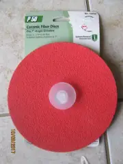 New Shop Smith 7" Ceramic Fiber Discs for Angle Grinders P50 2 Pack 12650 Sandin