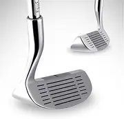 Golf Clubs Two Way Golf Putters Stainless Steel Head Mallet Rod Grinding Push Rod Outdoor Double-Side Sports Golf Drivers for Men and Women