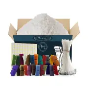Hearth & Harbor Natural Soy Wax and DIY Candle Making Supplies - 30 Lbs Soy C...
