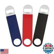 3 Pack 7" Heavy Duty Stainless Steel Flat Bottle Opener, Flat Bottle Opener,