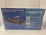 Under Desk Keyboard Tray, Adjustable Keyboard and Mouse Drawer, MOUNT-IT 7137