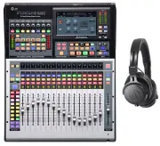 Presonus STUDIOLIVE 32SC 32-Channel/22-Bus Mixer + Audio Technica Headphones