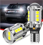 Torchbeam 921 912 LED Bulbs for Reverse Backup Lights, 6000K White CAN-BUS T15 906 904 916 W16W, Super Bright 360° Light Reversing Bulbs with 3030 LED Chips, Non-polarity