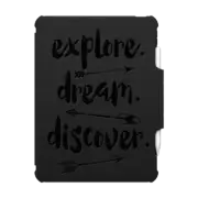 iPad Air 11-inch (M2/M3) Impact Folio Case EXPLORE DREAM DISCOVER