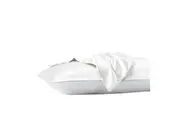 3pc Royal Comfort Satin King Bed Fitted Sheet Set w/2x Pillowcase White