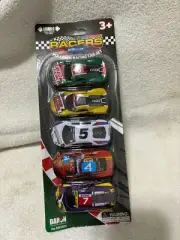 ROAD MARKS RACERS - PULLBACK RACING CAR SET NEW DARON 5 CAR SET