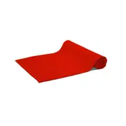 Sir John's Gifts Rans Lollipop Cotton Ribbed Table Runner - Red