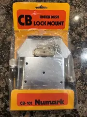 Vintage Numark CB RADIO Under Dash Slide Mount Bracket with Lock CB-101 New