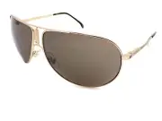 Carrera Gypsy65 Sunglasses Matte Gold Black with Brown CAT.3 Lenses AOZ 70