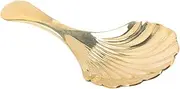 Brass Shell Tea Spatula Iced Tea Scoops for Tea Spoon Scoop Metal Loose Tea Scoops Mini Supoon Coffee Scooper Spoons Candy Shovel Mini Metal Tea Scoop Single Small Teaspoon Teaspoon Measurement/1239