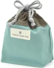N3587100 Drawstring Bag, Small, Cup Bag, Turquoise, Boys, Drawstring Bag, for Ch