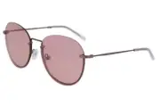 New DKNY DK 101S Sunglasses in Mauve with DKNY Leather Case 59-16-135 Last One